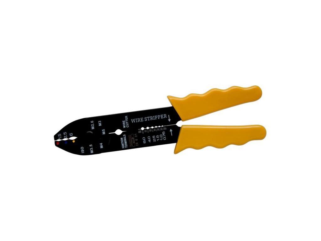 Kleště elektrikářské 220mm oranžové rukojeti - BA-CR B 01