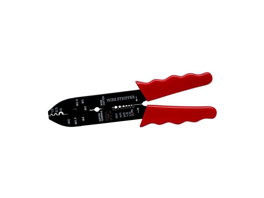 Kleště elektrikářské 220mm červené rukojeti - BA-CR B 02