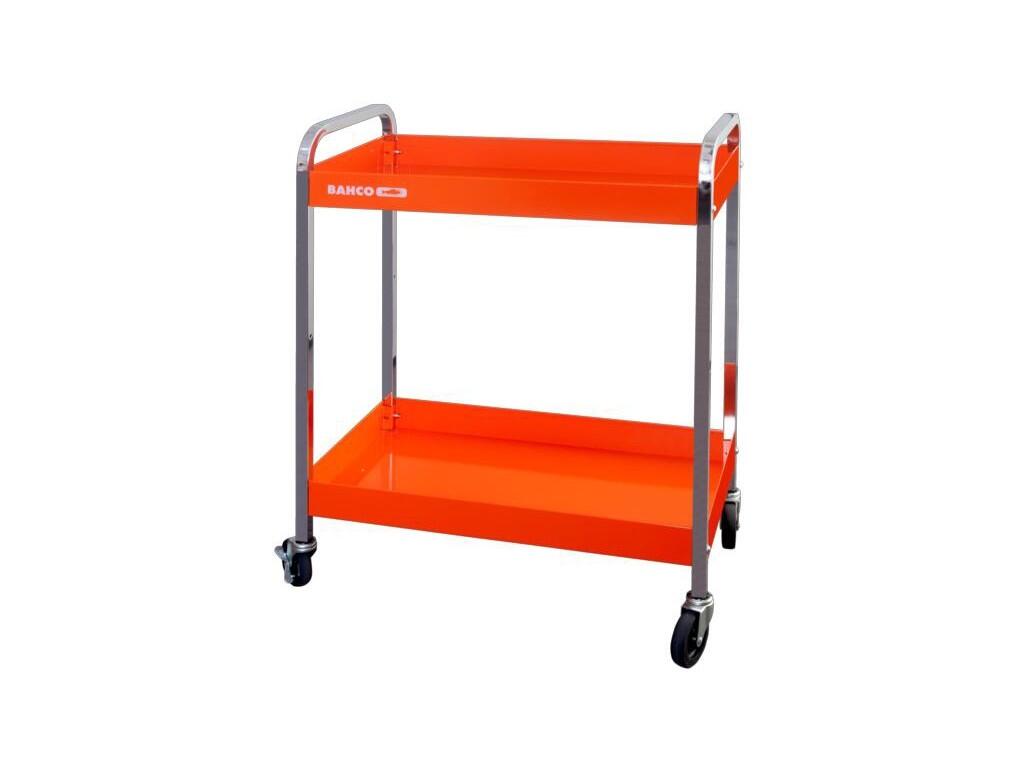Vozík dílenský na nářadí mobilní, 2 police, 764x435x1051mm, nosnost police 50kg, hmotnost 16,4kg - BA-1470KC2