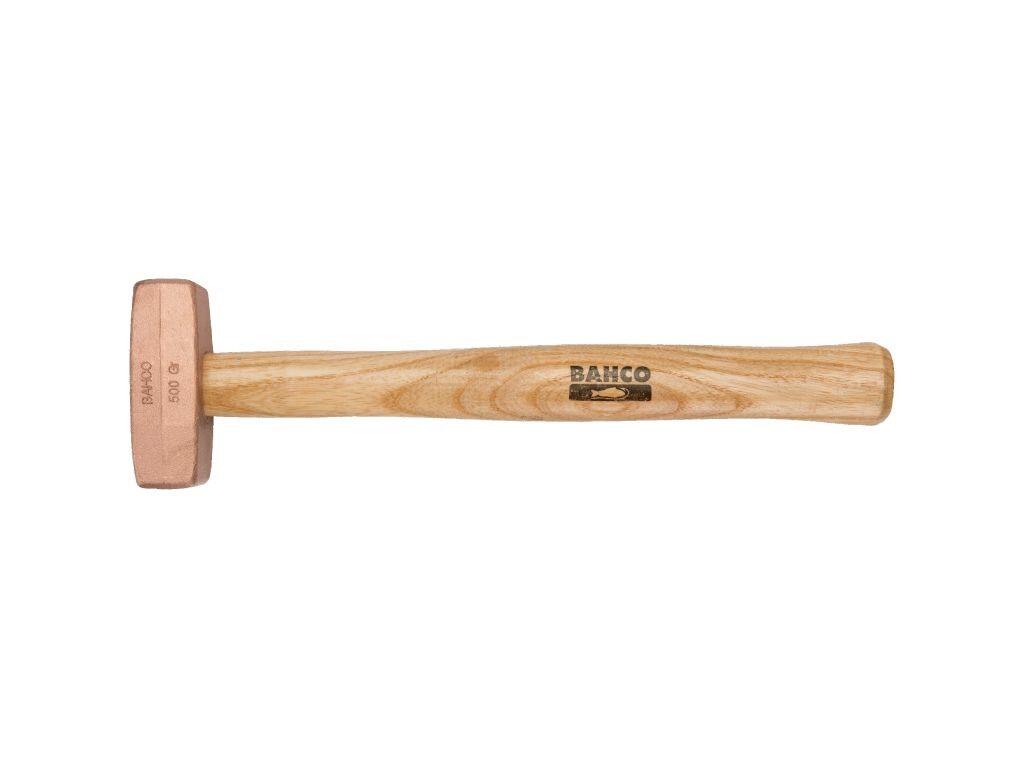 Palička meděná 4000g, 63x140mm s dřevěnou rukojetí, L=900mm 4430g - BA-413040000