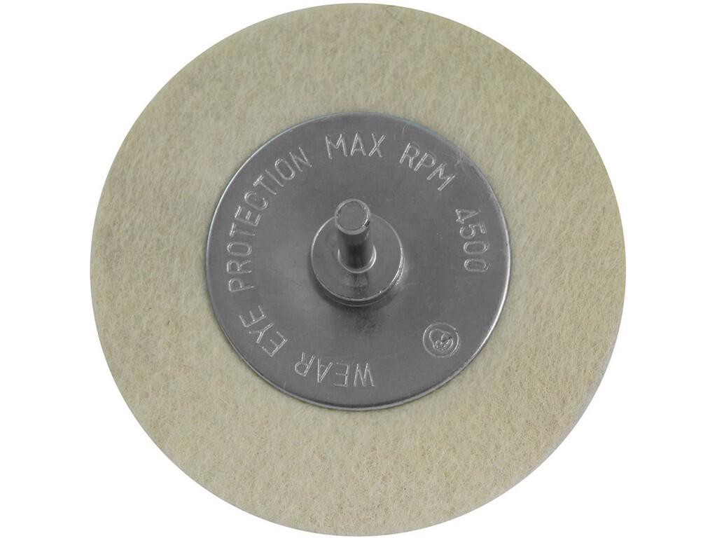 Kotouč leštící plstěný 100 x 12 stopka 6mm - IM-10-PFW