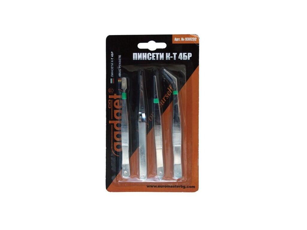 Pinzety sada 4-dílná GD - TM-930232