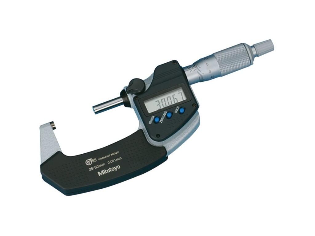 Mikrometr třmenový 25-50mm Digimatic IP65, s výstupem dat - MIT293-231-30