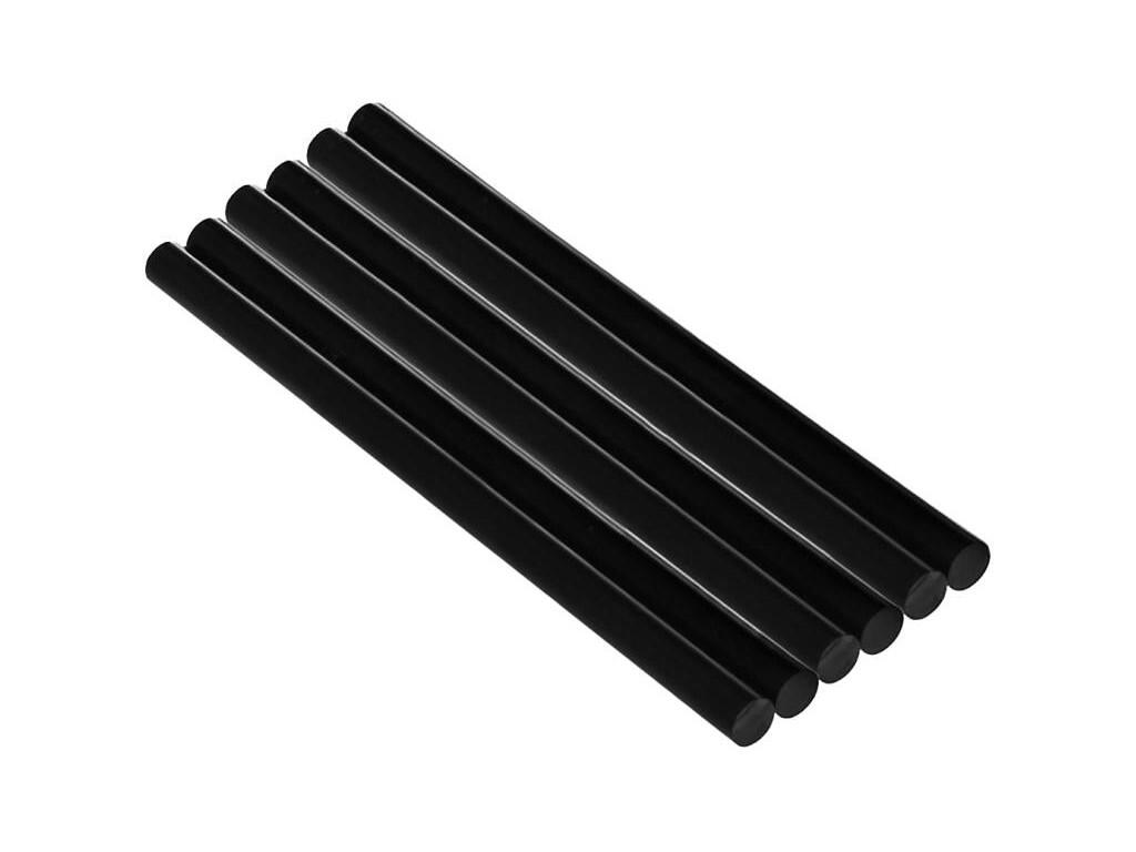 Tyčinky do tavné pistole ø11х200mm 6ks černé RD - TM-156704