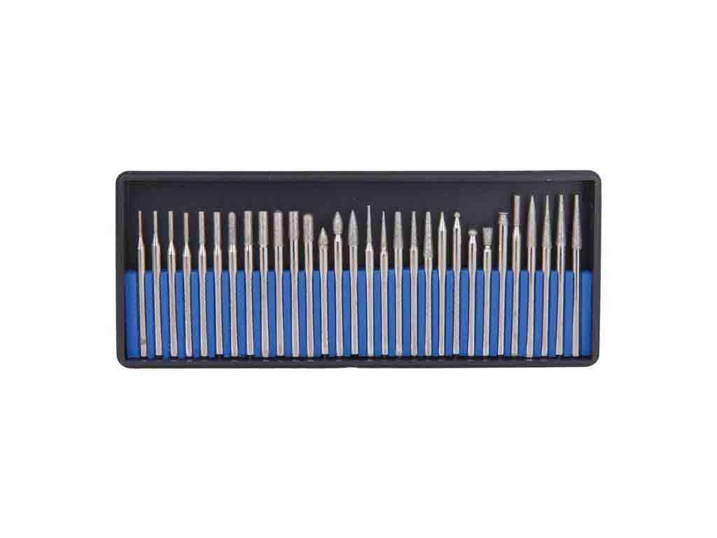 Frézy diamantové ø3 30-dílná sada 150x60x20mm RD - TM-157708