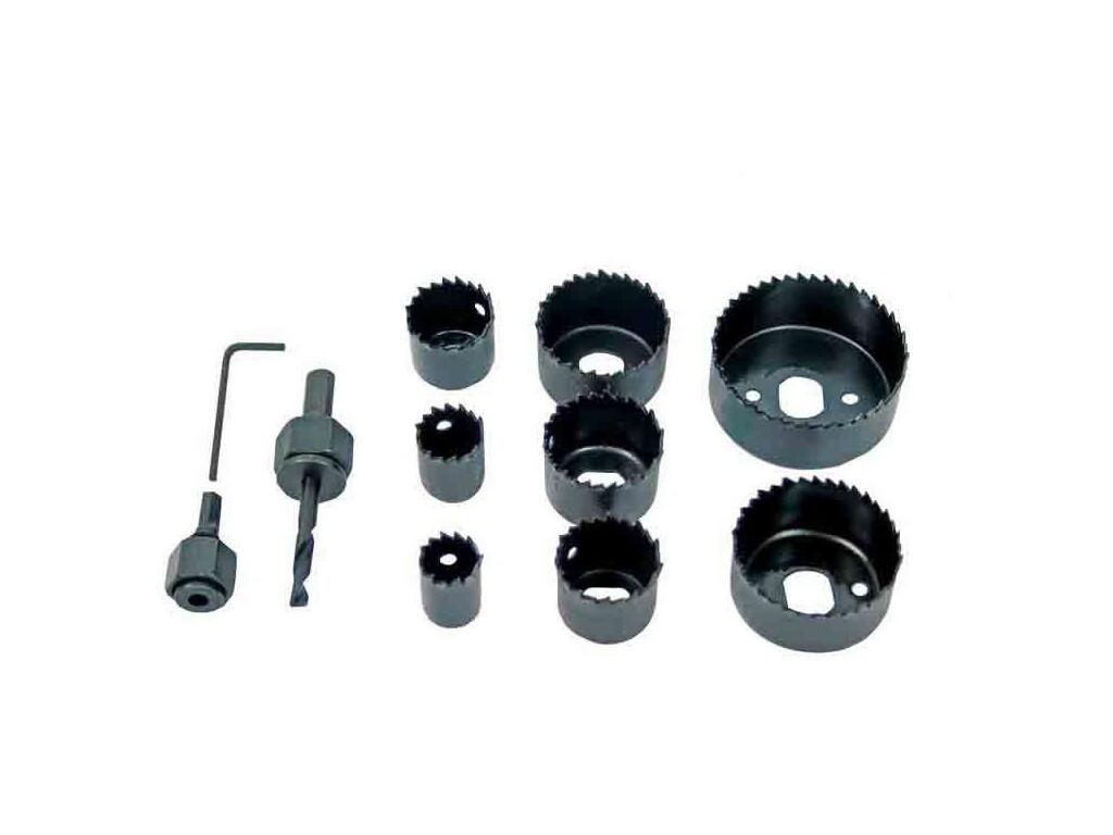 Vrtací korunky pr.19-64mm sada 11ks RD - TM-157707