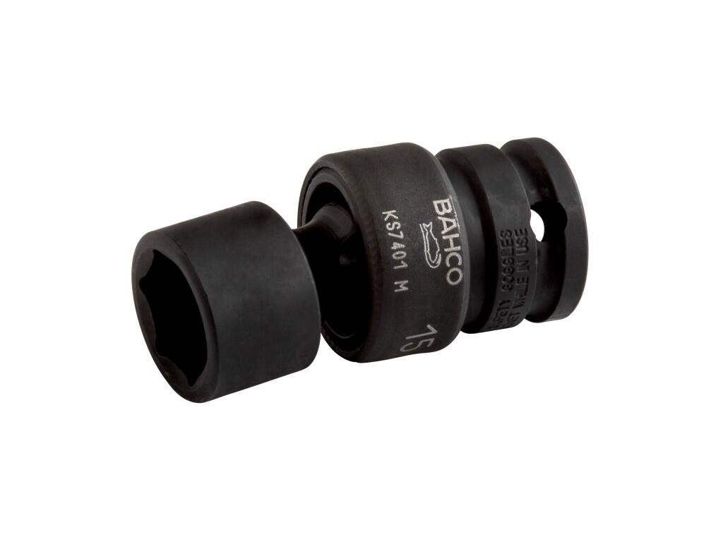 3/8" šestihranné nástrčné klíče pro rázové utahování, s otočnou hlavou, metrické – 17 mm - BA-KS7401M-17