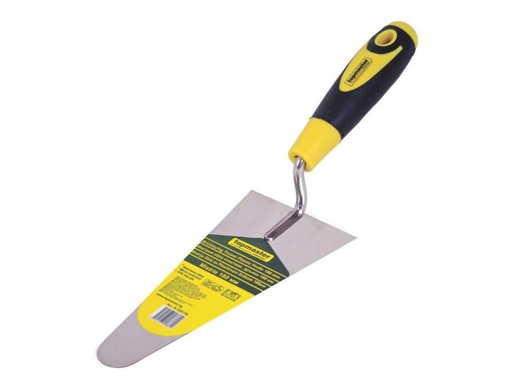 Lžíce zednická zaoblená, plastová rukojeť 180mm TMP - TM-320119