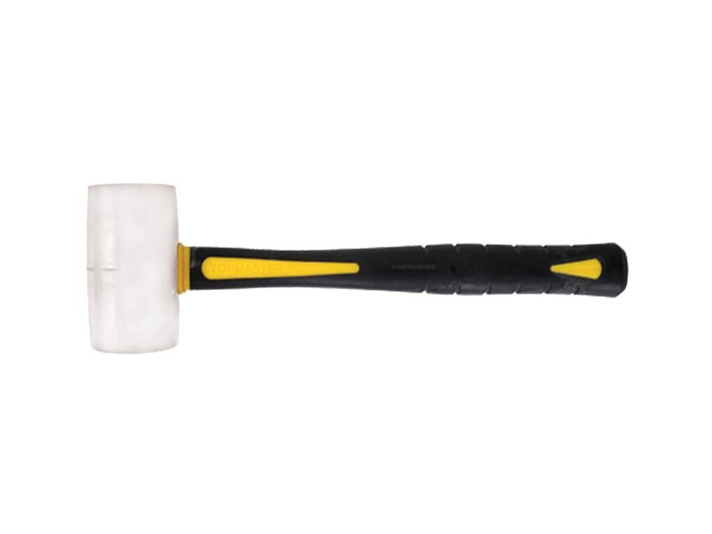 Gumová palice bílá sklolaminátová rukojeť 340g TMP - TM-240906