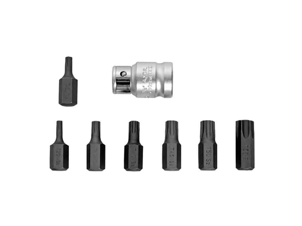 Sada bitů TORX Т20-Т55 8 dílná S2 TMP - TM-330325