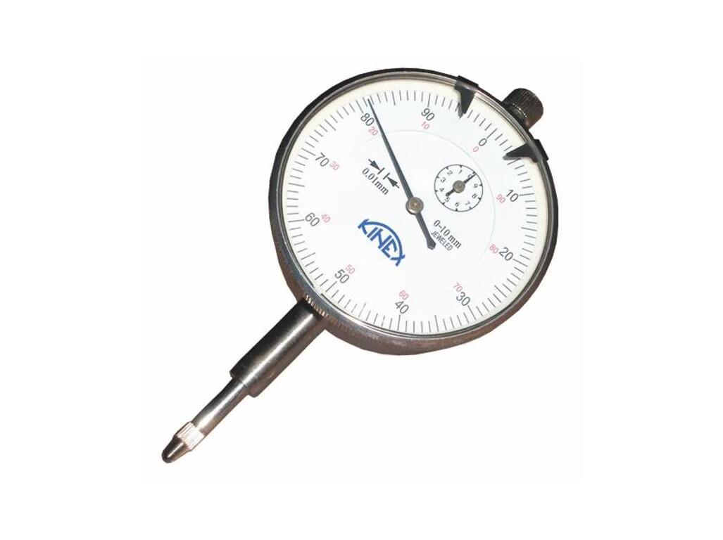 Úchylkoměr číselníkový s ouškem ČSN 251820 0-10 mm 0,01 mm KINEX - KI1155-02-410