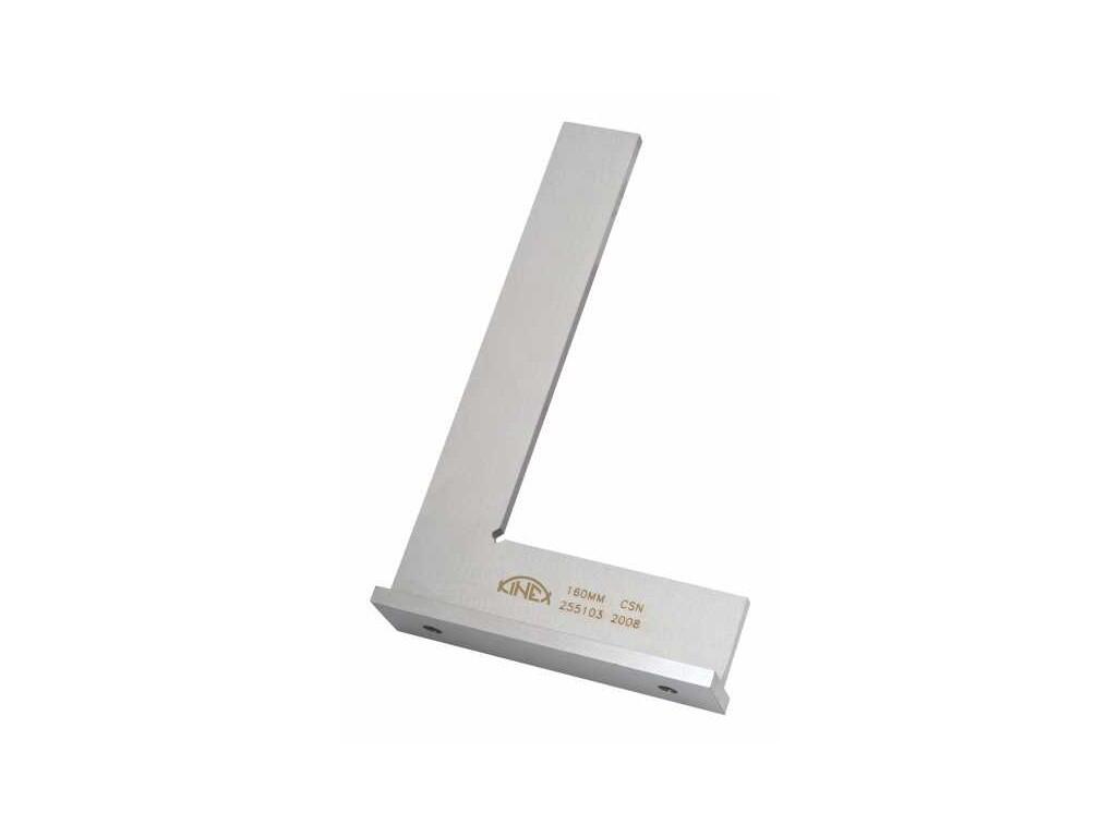 Úhelník přesný příložný typ Bu ČSN - 25 5103 8 250-160 KINEX - KI4054