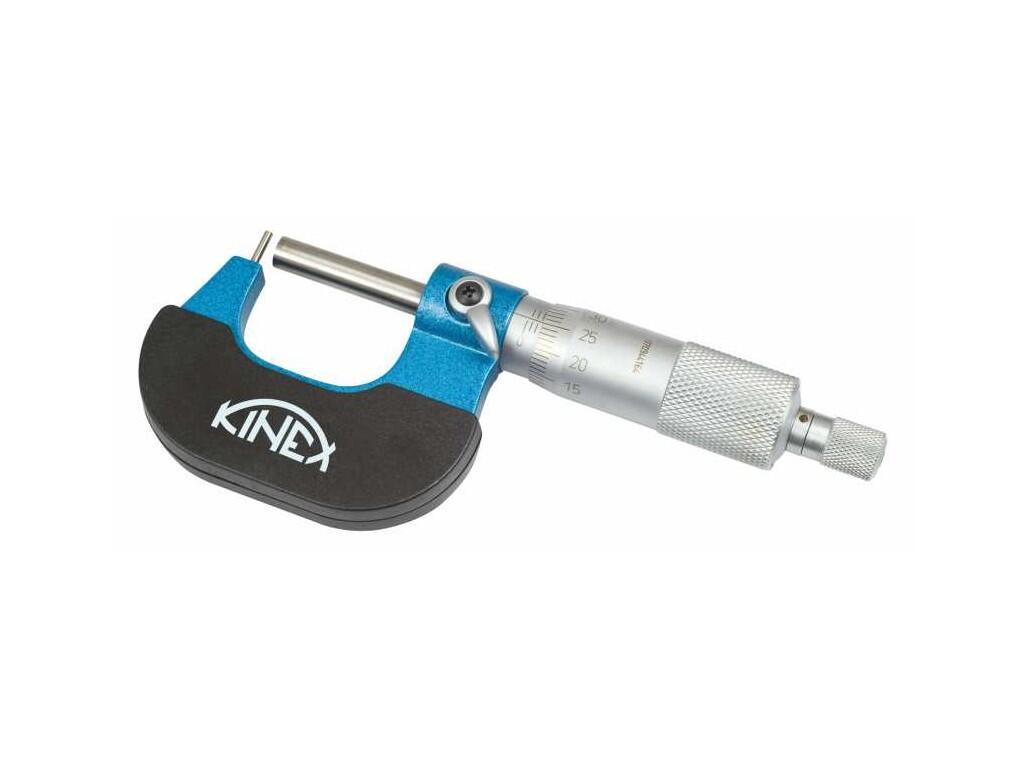 Mikrometr na trubky  ČSN 25 1458 DIN 863 0.01 0-25 KINEX - KI7041