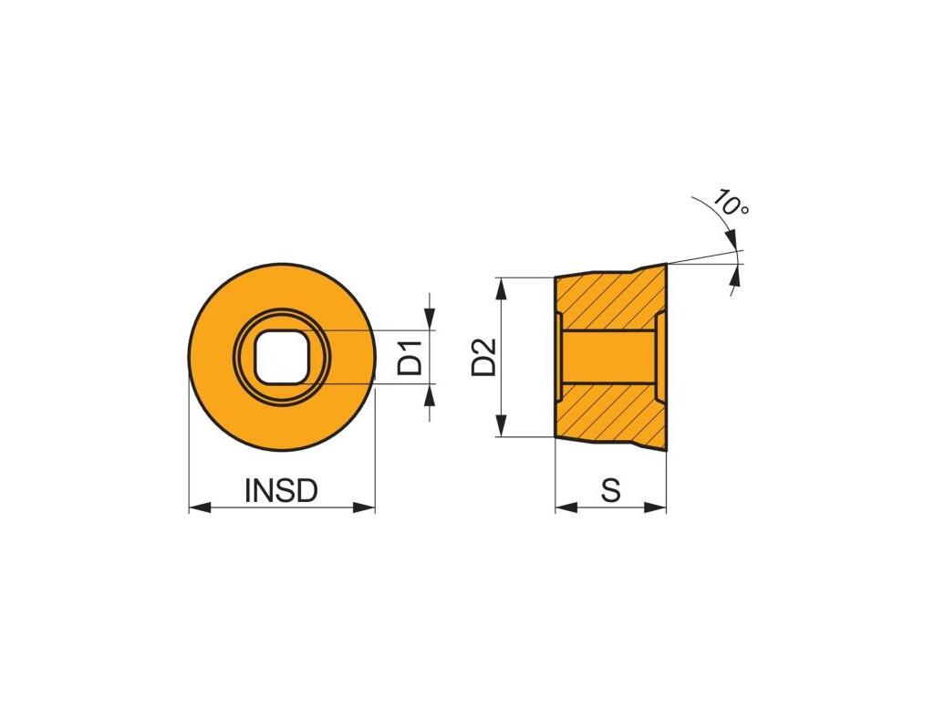 Frézovací VBD upínané šroubkem 80030819 / 7559851 WHTR G2 -S- PRAMET - PM-ROEX-1509MOEN-S30