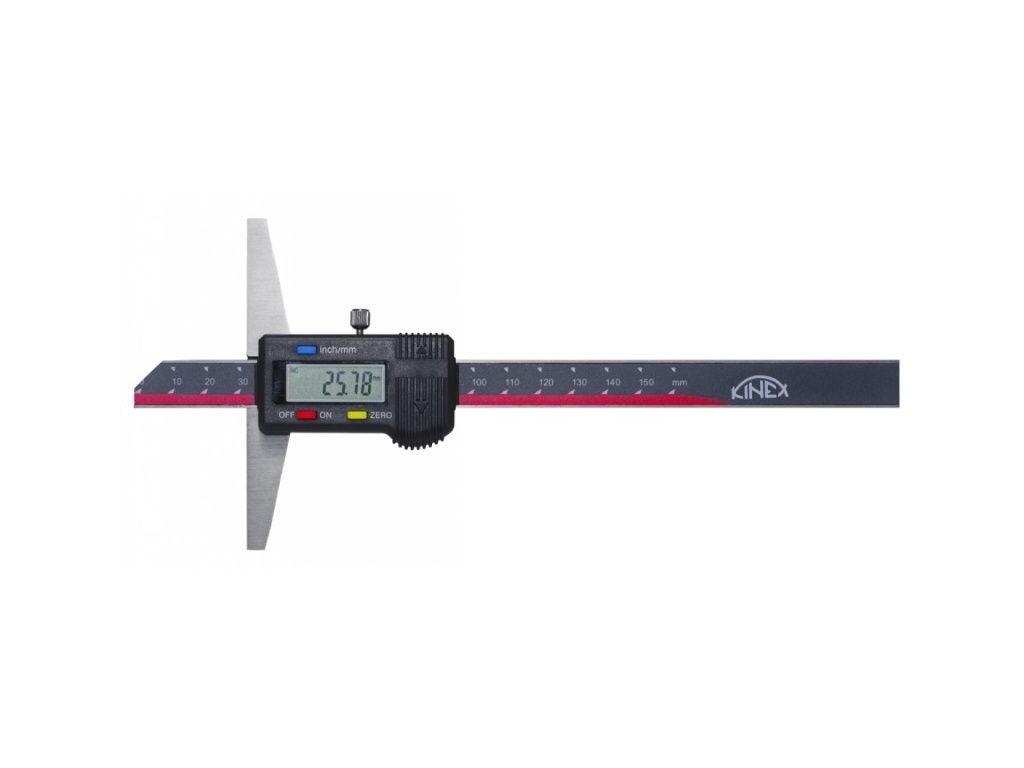 Hloubkoměr digitální bez nosu  DIN 862, ABZ DESIGN 1000/200 mm 0,01 mm 0-1000 mm KINEX - KI2050-05-1000