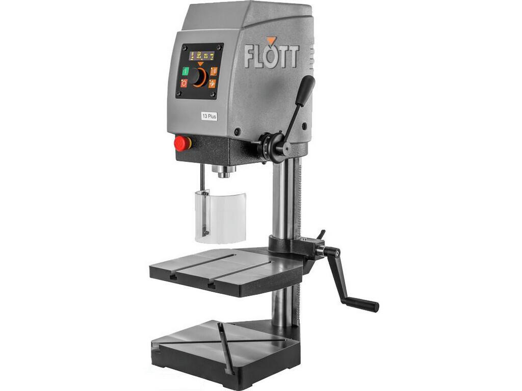 TB 13 Plus stolní vrtačka; MK2; 230V; 540W; LED osvětlení; OLED displej; STOP vřetena; plynulá regulace otáček; - FLOTT-212503