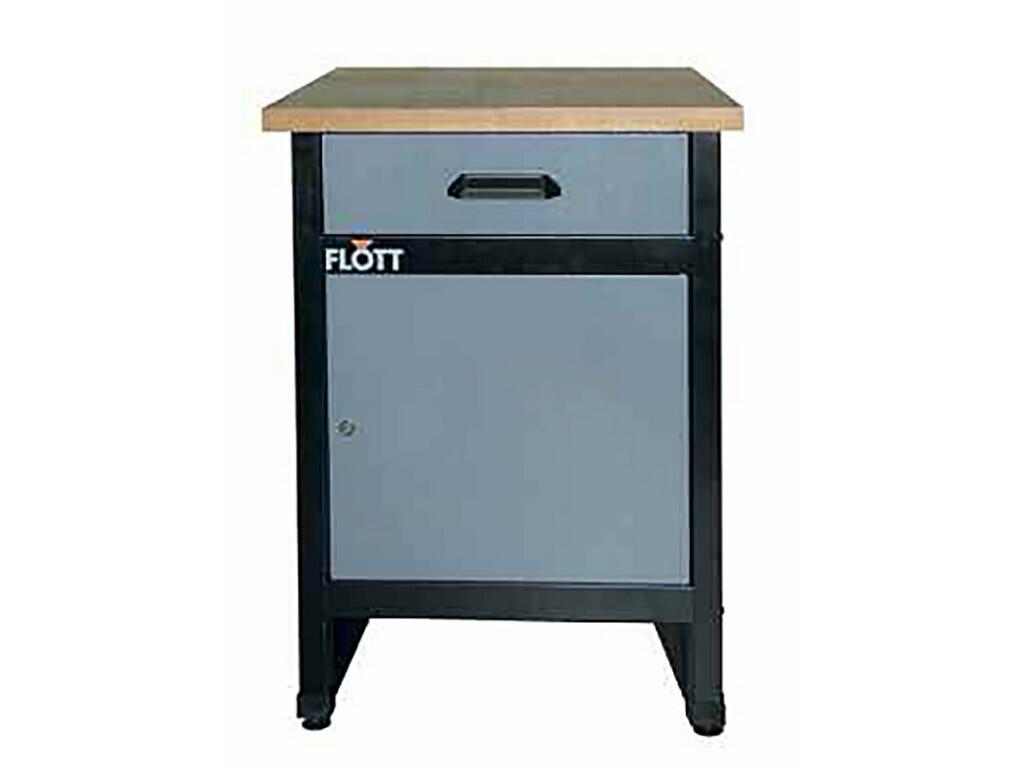 Skříňka 600x600x840mm pod stroj, s dvířky a šuplíkem - FLOTT-250208