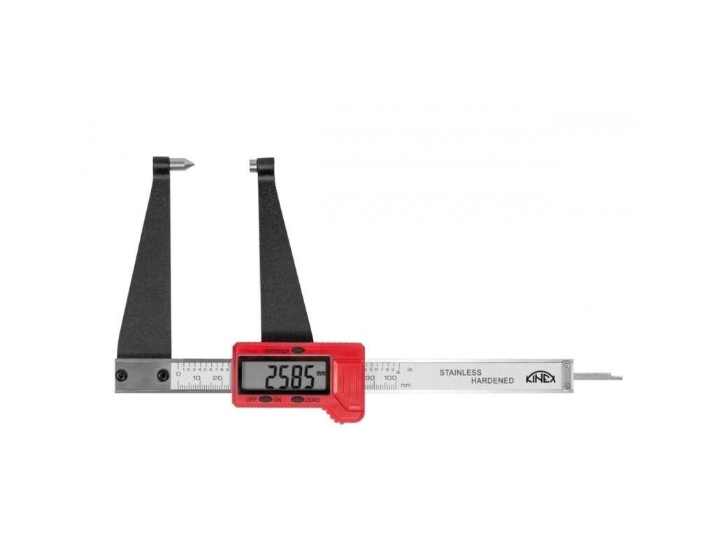 Posuvné měřítko digitální na brzdové bubny 0 - 100 mm KINEX - KI6041-35-100