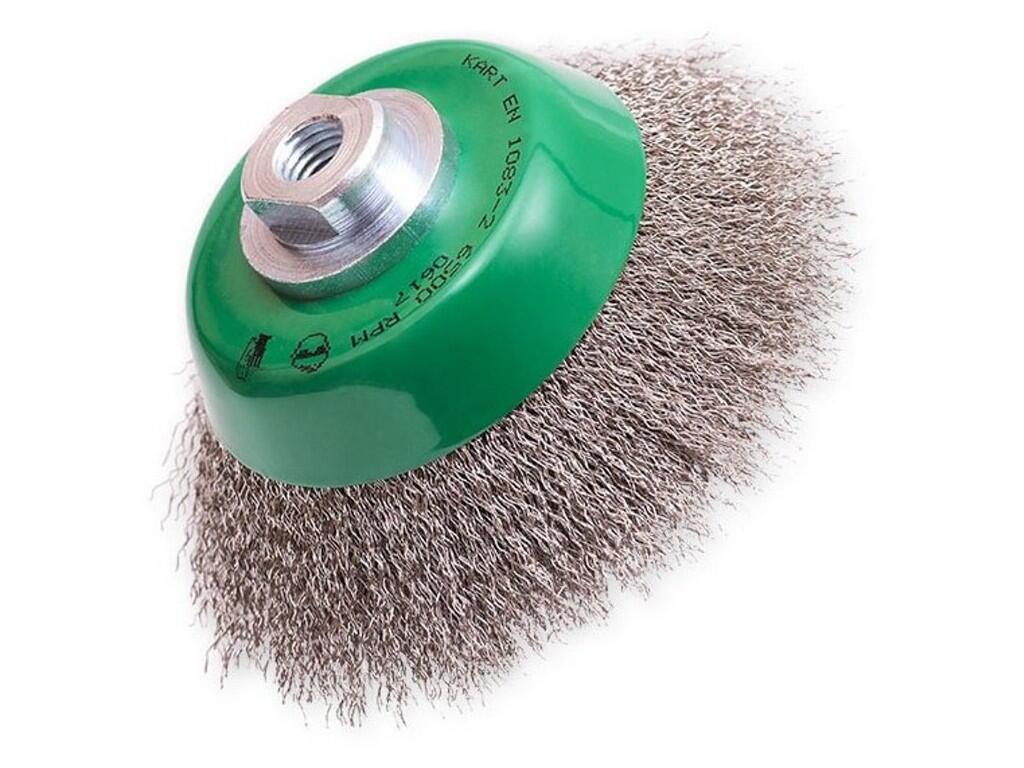 Hrnkové kartáče nerez vlnitý 0,30 120xM14 b10 - KR1272012