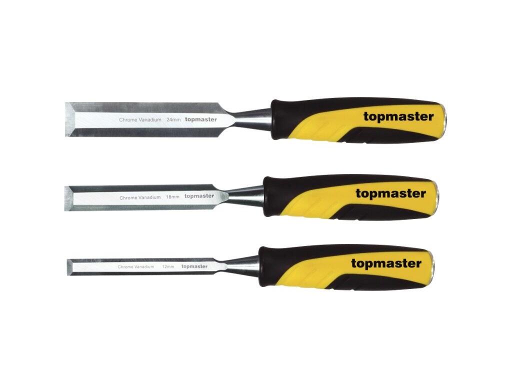 Sada dlát 3-dílná(12mm,18mm,24mm), ocel 65Mn TMP - TM-350139