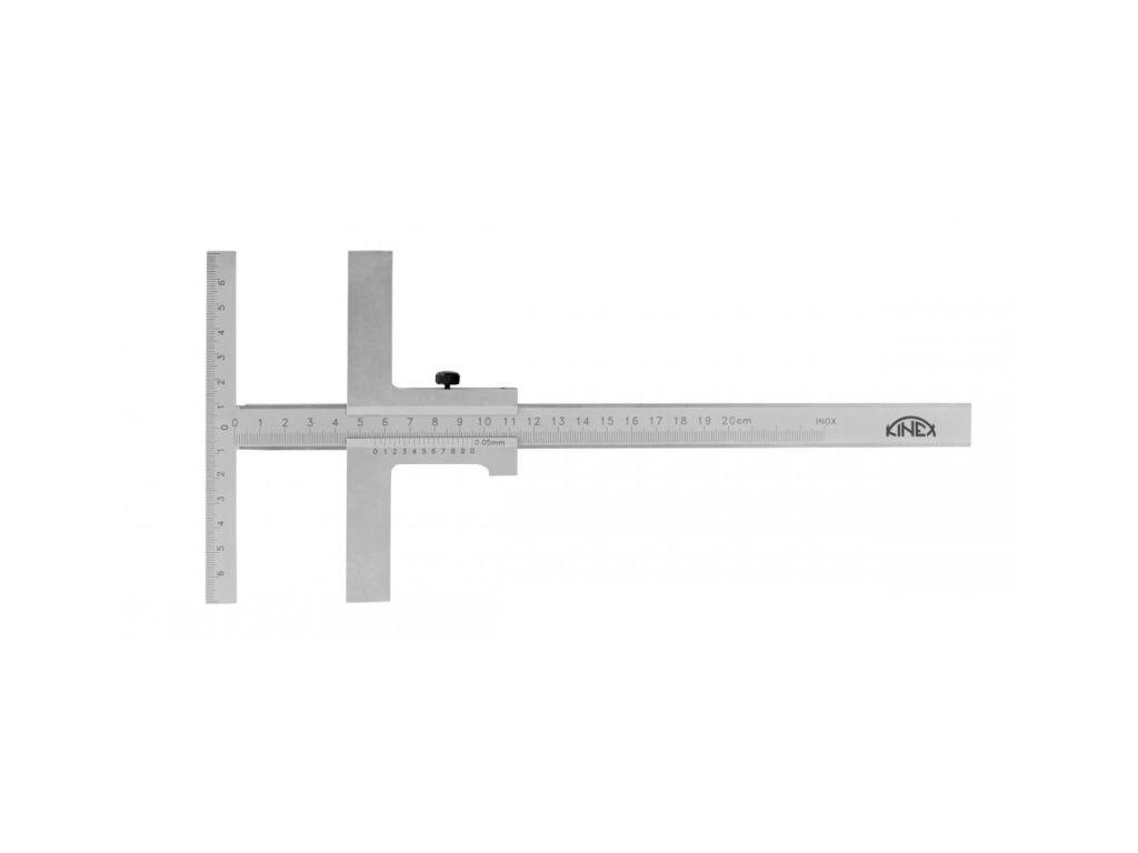 Posuvné měřítko na rýsování paralelní 0,05 mm 250/140 mm KINEX - KI6007-02-250
