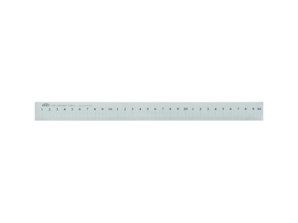 Měřítko ocelové ploché - popis laserem, DIN 866 500x25x5 mm KINEX - KI1012-02-050