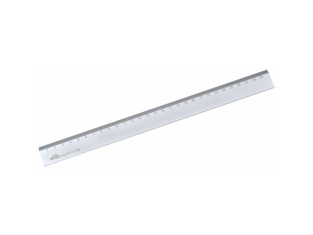 Měřítko ocelové s úkosem - popis laserem, PN 251112 300x25x5 mm KINEX - KI1007-02-030