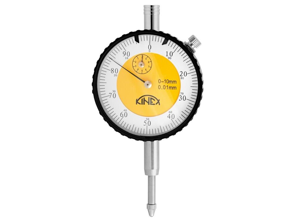 Úchylkoměr číselníkový ČSN 25 1811 TOP QUALITY (vhodný pro kalibrace) 0-10 mm 0,01 mm KINEX - KI1155-02-110