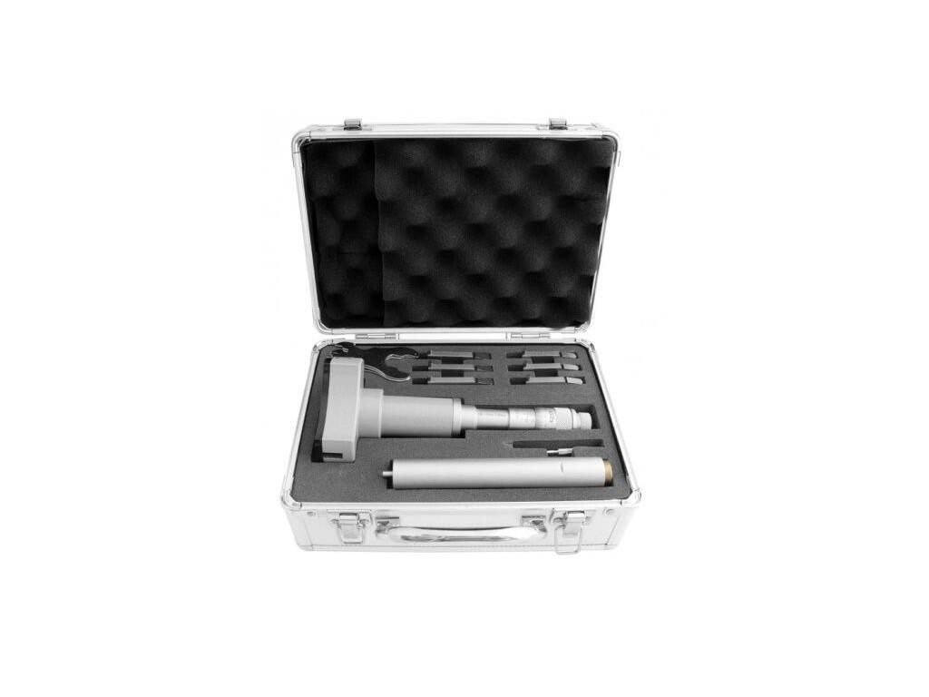 Mikrometr třídotekový pr.100-125 mm včetně prodloužení DIN 863, NOVÝ MODEL - Al přepravní box 0,007 mm 250-275 mm KINEX - KI7089-02-275