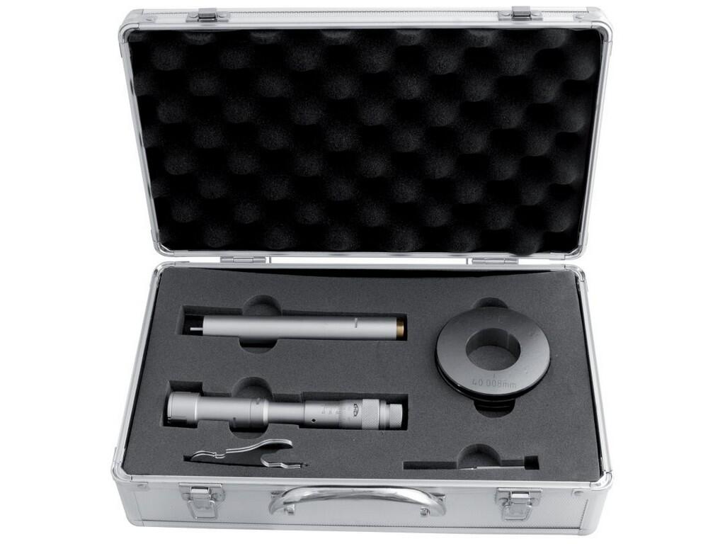 Mikrometr třídotekový pr.6-100 mm, včetně nastavovacího kroužku a prodloužení  DIN 863 KINEX - KI7089-02-050