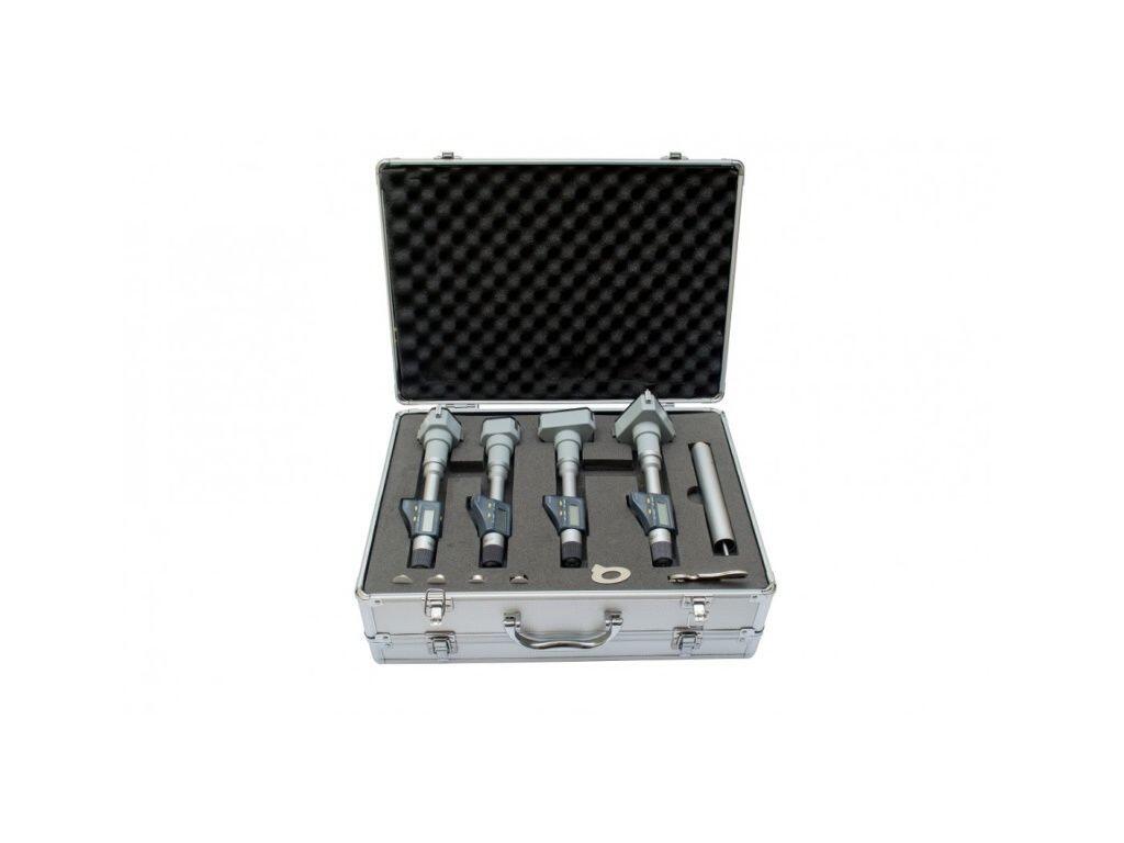 Mikrometr třídotekový digitální - sada DIN 863, NOVÝ MODEL V HLINÍKOVÉM KUFRU, IP 54 20-50 mm 0,001 / 0,004 mm KINEX - KI7090-03-050