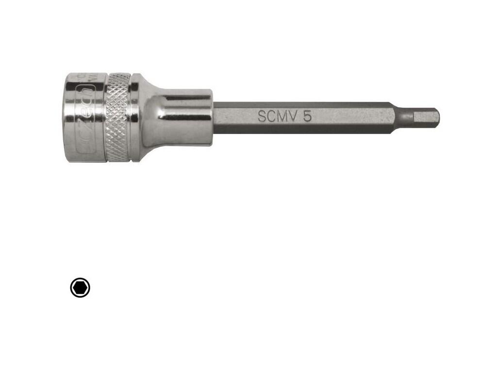 1/2" Zástrčná hlavice 4 mm (délka 100 mm) - 4CZ-122-03-04