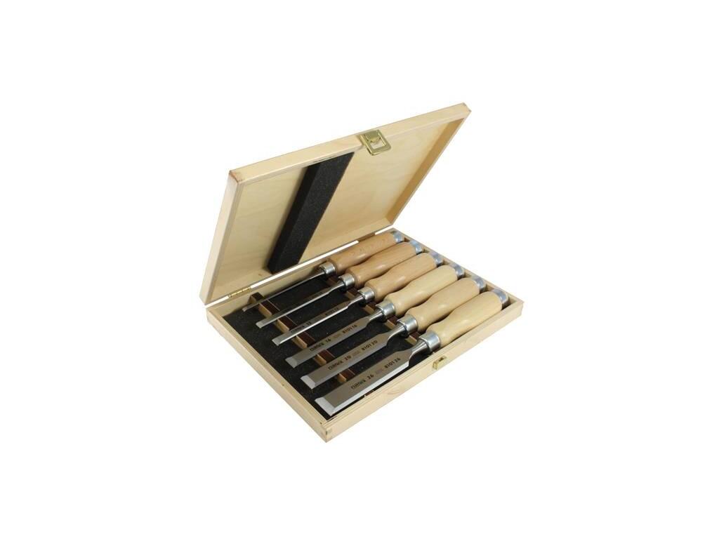 Sada plochých dlát wood 8101- kazeta přírodní - NB8530-55
