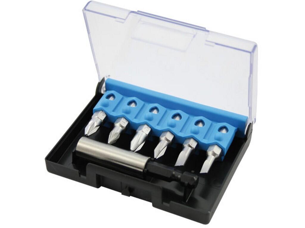 Sada bitů 1/4" TORX+držák,plast.krabička 6+1 - NB8567-02