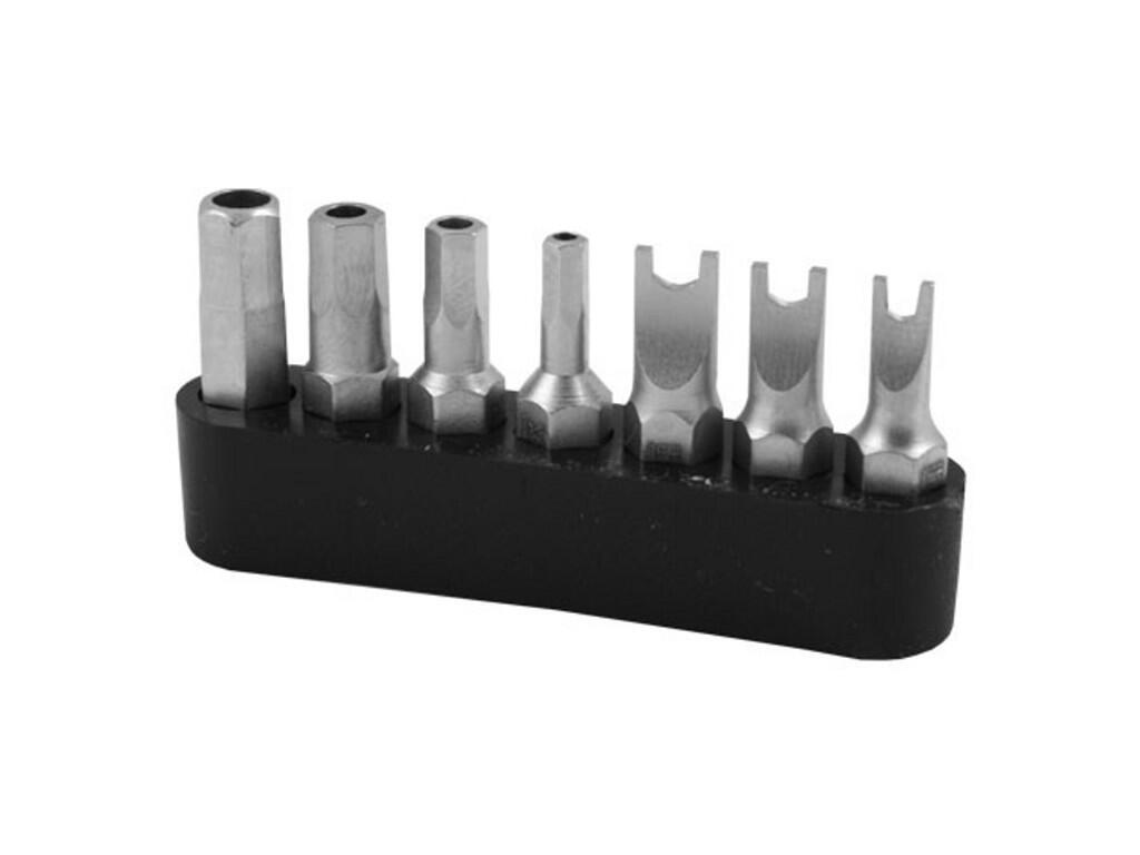 Sada bitů 1/4" 6HR s otv + SPEC 7ks v držáku - NB8571-00