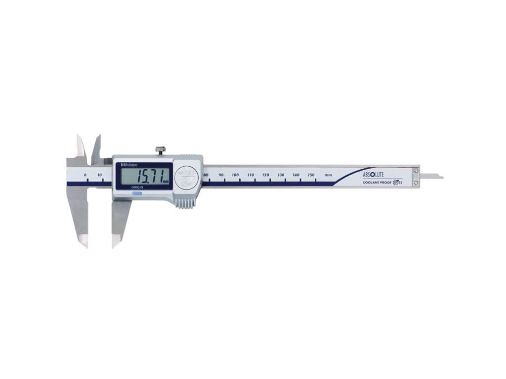 Digitální posuvné měřítko 150/0,01mm Aboslute Digimatic, bez výstupu dat, odolné vůči chladícím kapalinám IP67 - MIT500-706-20