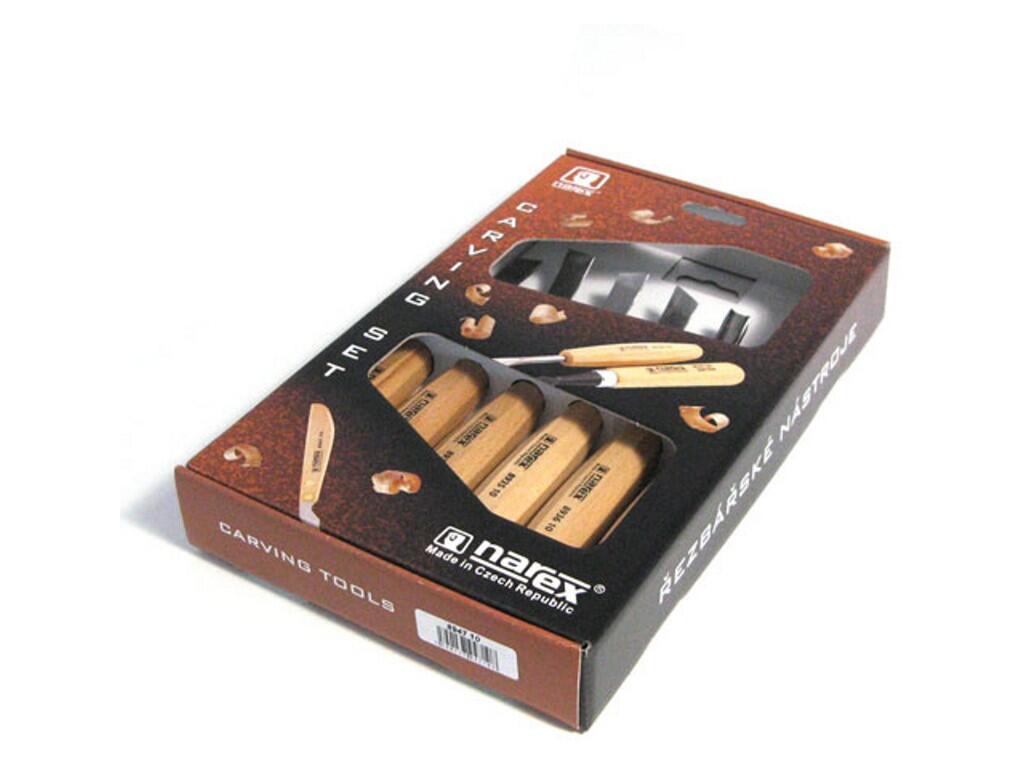 Sada dlát řezbářských 6 dílná wood STANDARD - NB8947-10