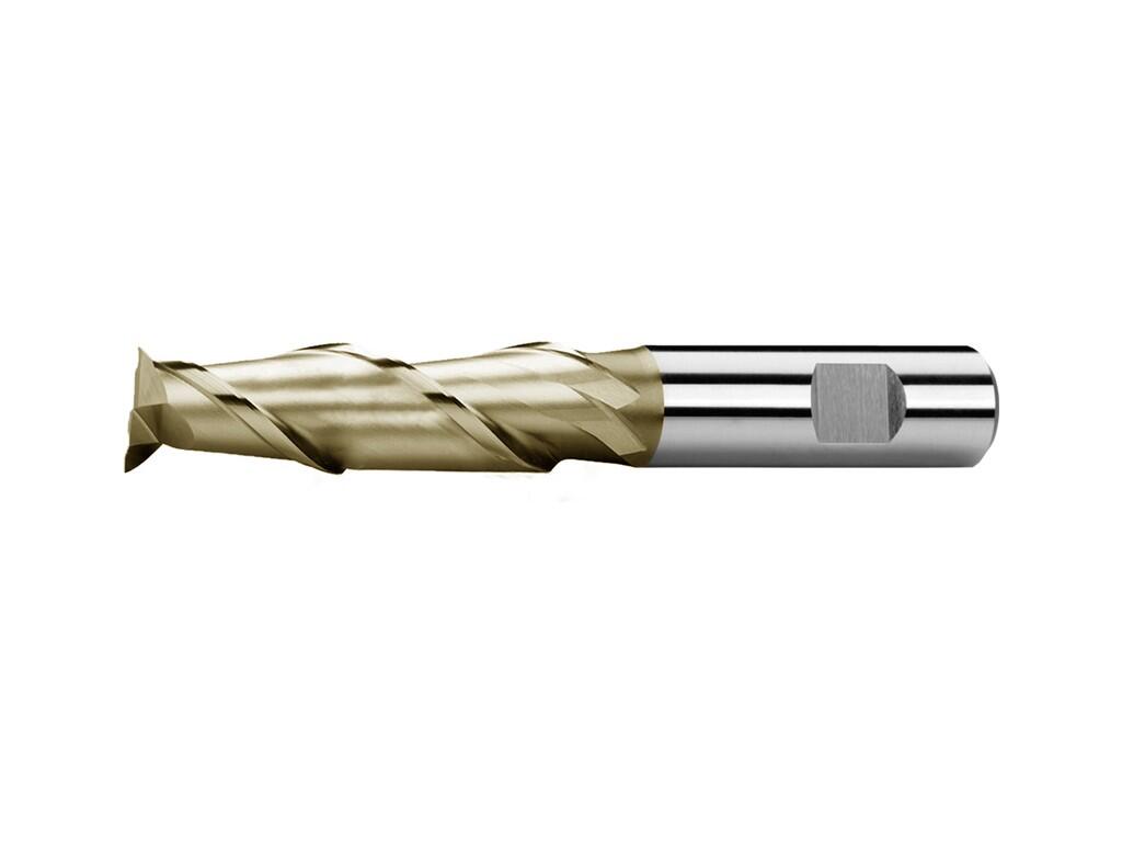 Fréza válcová čelní Ø25x90x166, Z2, DIN 844L, HSSCo8,ZrN ,W - ZPS-273618-250-ZRN