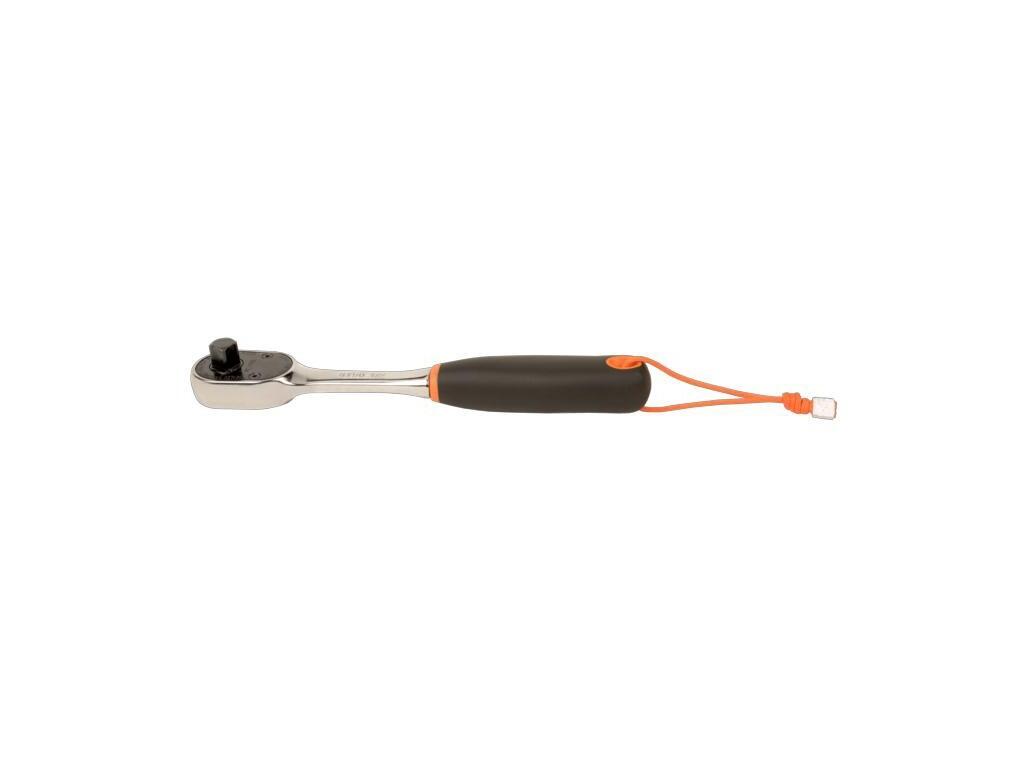 Obousměrná ráčna, 1/2” - 80 zubů/ 4.5° úhel záběru, vybavená bezpečnostním poutkem, pro práci ve výškách - BA-TAH8150-1/2