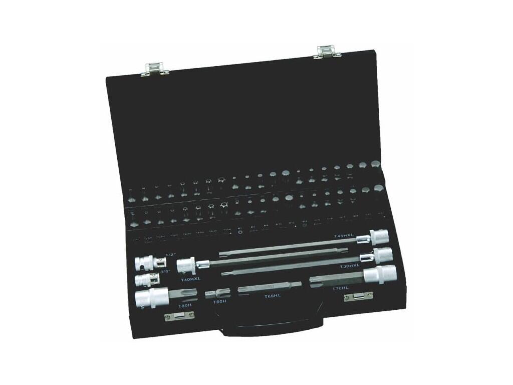 Sada bitů 49-dílná v plastové kazetě, 6HR,XZN,TRX, 195x325x60mm, 3660g - BA-BE5049T