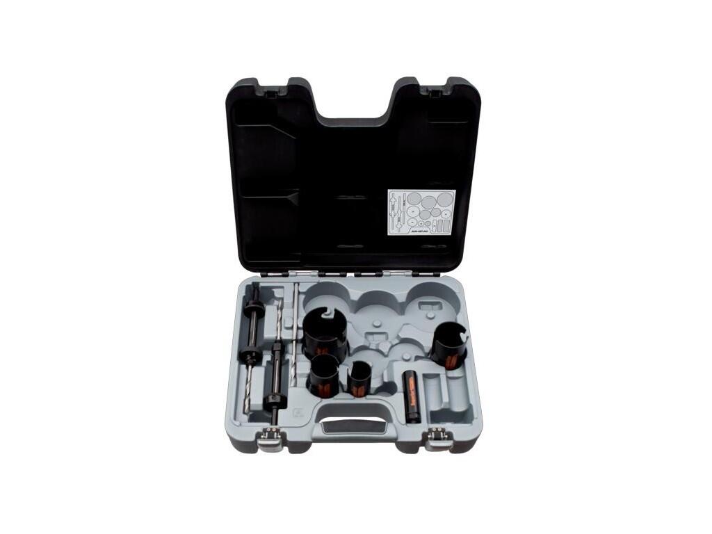 Sada děrovacích pil SUPERIOR 22,35,44,51,67 + 2 trny + vrták - BA-3833-SET-205