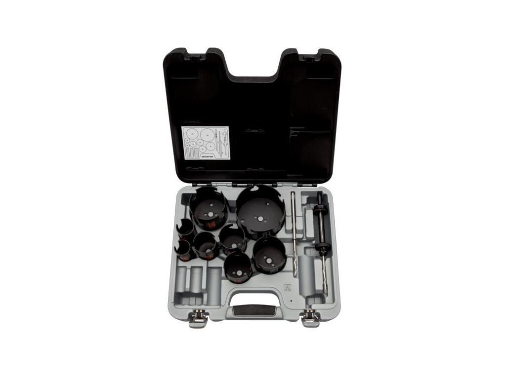 Sada děrovacích pil SUPERIOR 35,40,51,57,60,74,83,105 + trn + vrták - BA-3833-SET-303