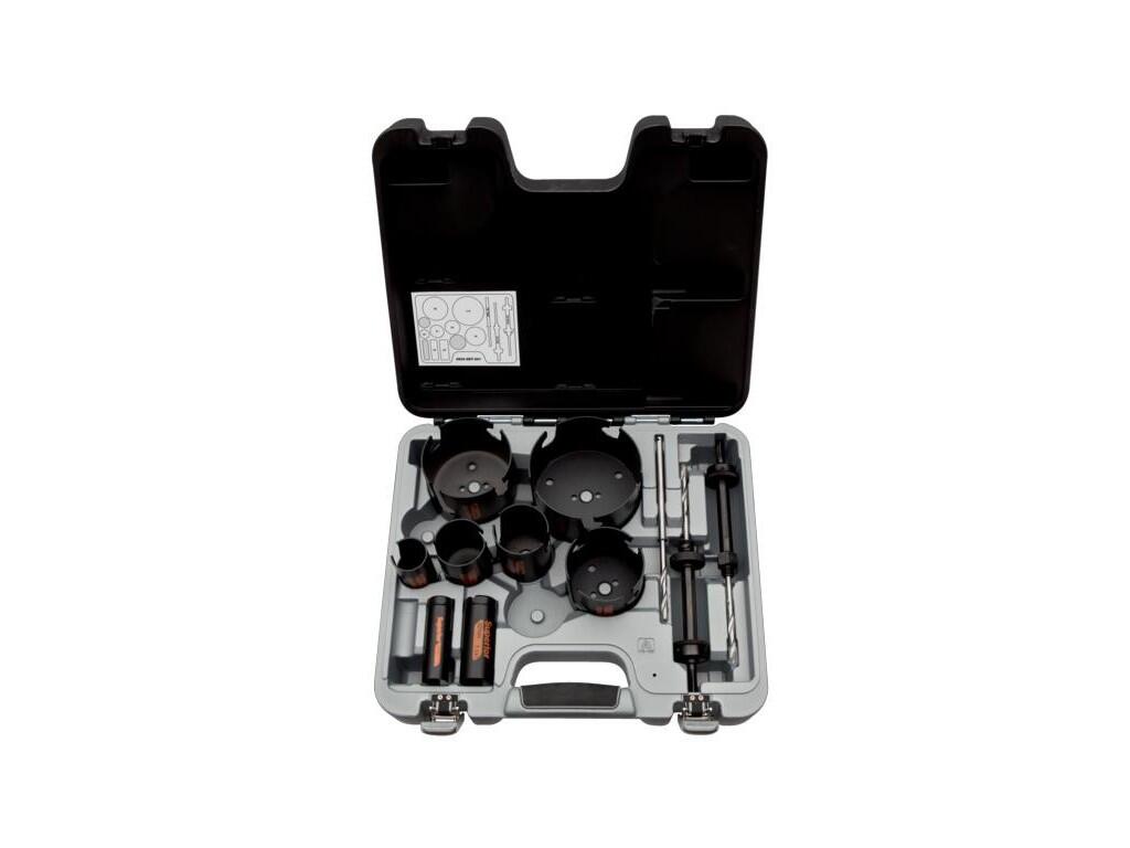 Sada děrovacích pil SUPERIOR 25,32,35,51,54,76,92,114 + 2 trny + vrták - BA-3833-SET-301