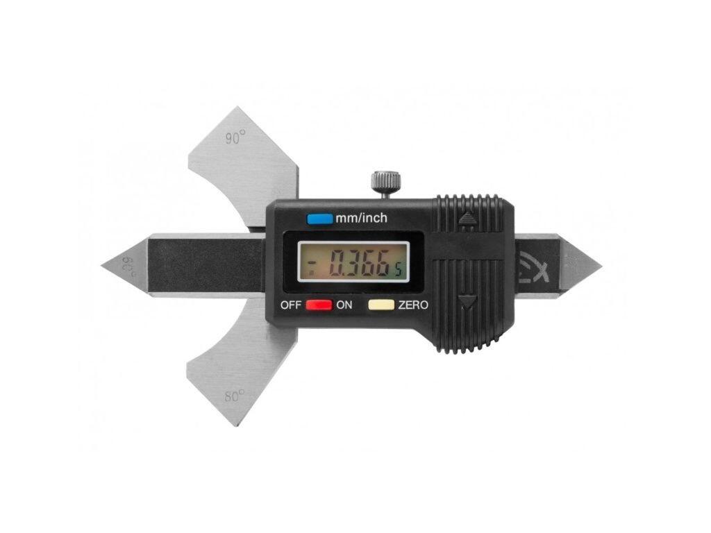 Měrka koutových svarů DIN Digital 0,01 mm 60°,70°,80°,90° 0-20 mm KINEX - KI1120-05-011