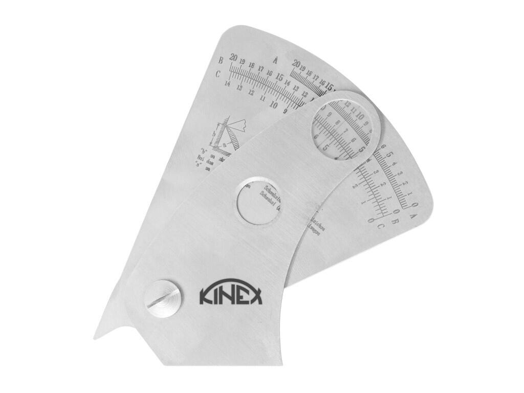 Měrka na svary 3-stupnice KINEX - KI1120-02-015