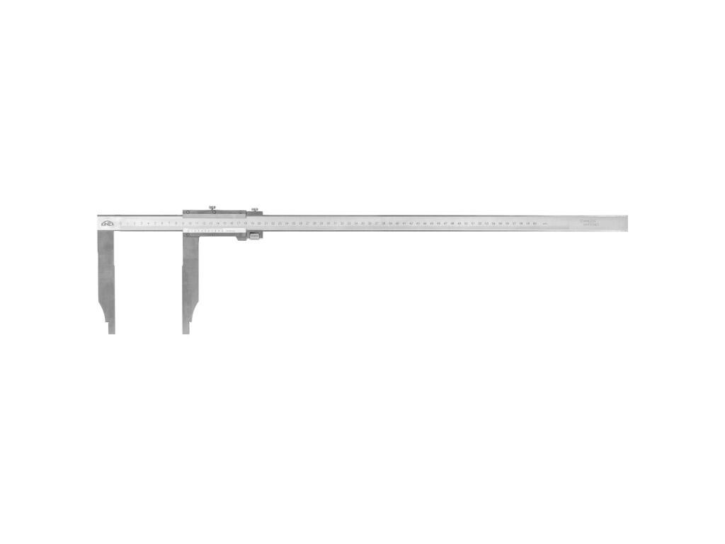 Posuvné měřítko 1500/150 mm 0,05 mm s jemným stavěním bez horních nožů DIN 862 šroub. nonius KINEX - KI6015-42-150