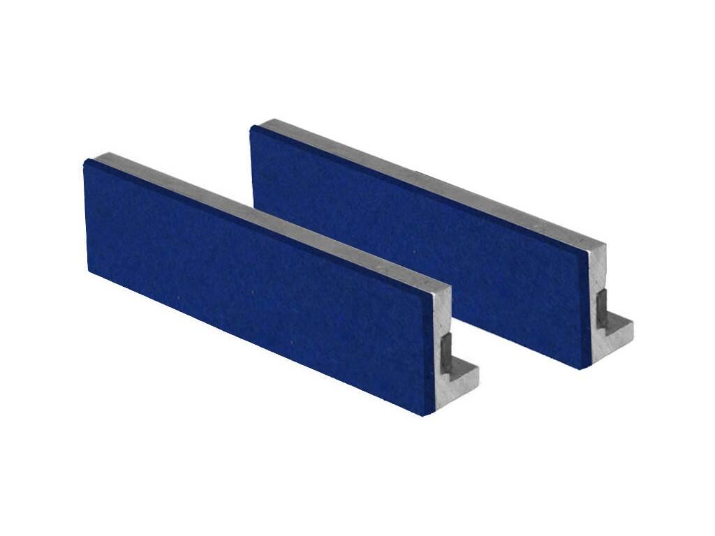 Vložky čelistí 150 mm s povrchem plsť (pár) - YK-06-01-02-05-3-0