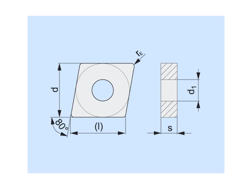 Soustružnické VBD negativní 80022856 / 6755741 CNMA A1 -S- PRAMET - PM-CNMA-190616S-T5305
