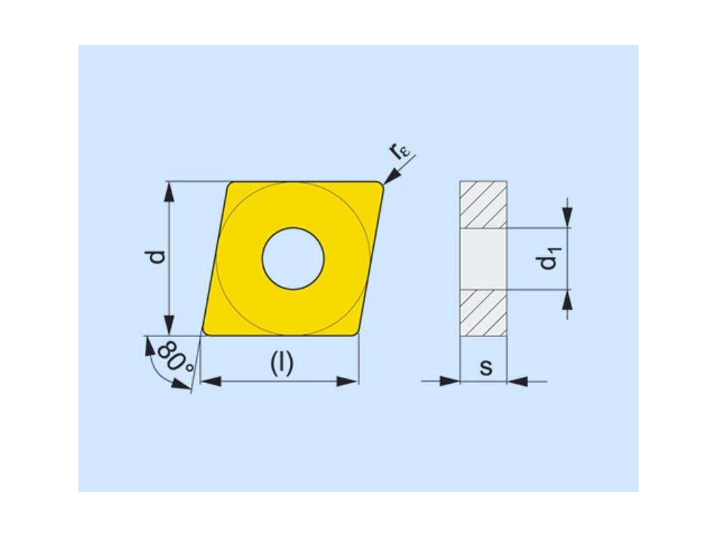 Soustružnické VBD negativní 80017216 / 6754880 CNMM A1 -S- PRAMET - PM-CNMM-120412E-OR-T9335
