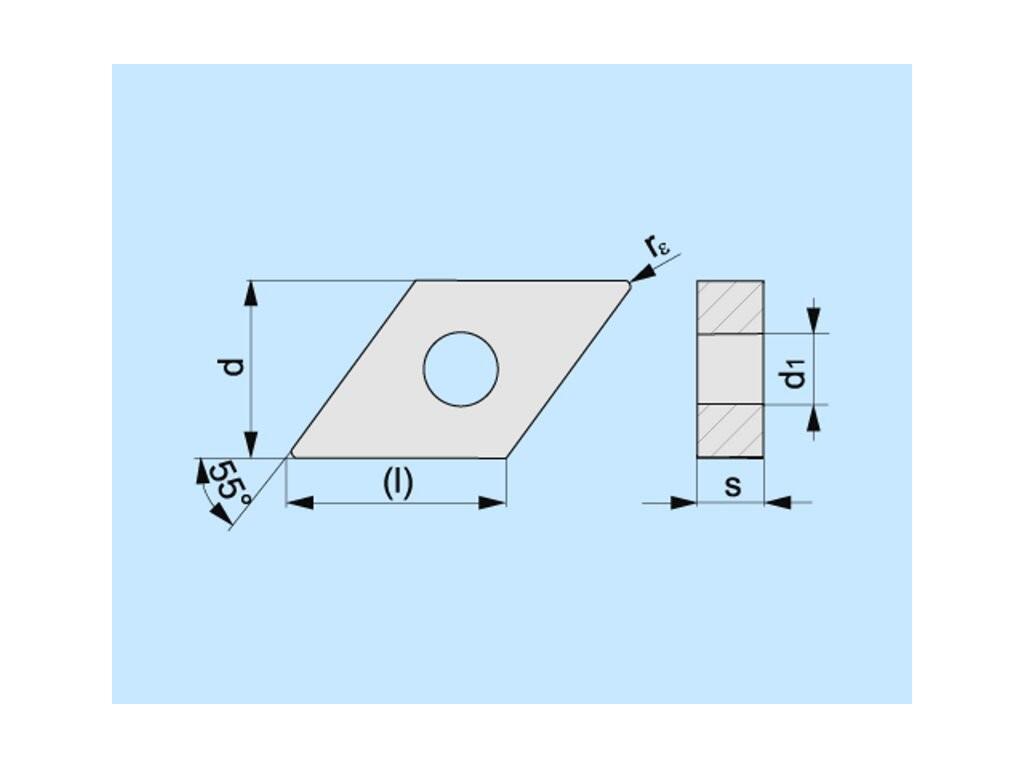 Soustružnické VBD keramika 80018428 / 6755414 DNGN CER A6 -S- PRAMET - PM-DNGN-150408-T01020-TC100